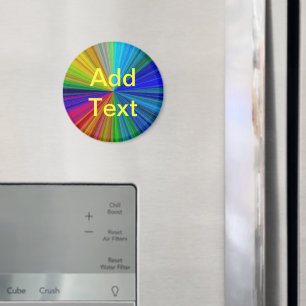 Rainboogkleuren Citaat toevoegen Magneet