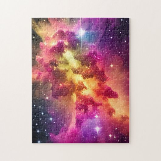 Rainboogkleuren Cosmic Nebula Space in universum Legpuzzel (Verticaal)
