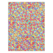 Rainboogkleuren Handtekening Crayon Doodle Pattern Tafelkleed (Voorkant)