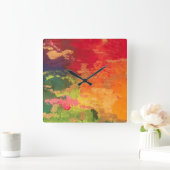 Rainboogkleuren, klok (Huis)