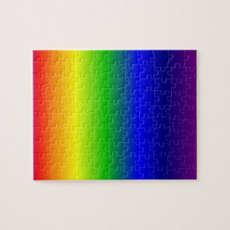 Rainboogkleuren, mondstuk met cadeaudoos legpuzzel