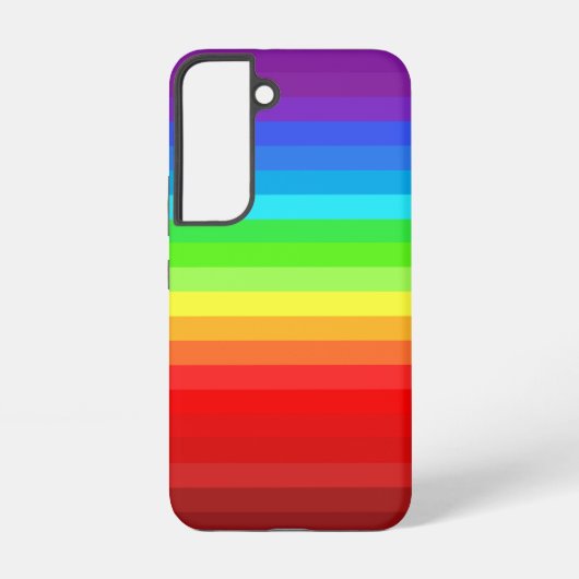 Rainboogkleuren Ontwerp kleurig Samsung Galaxy Hoesje (Achterkant)