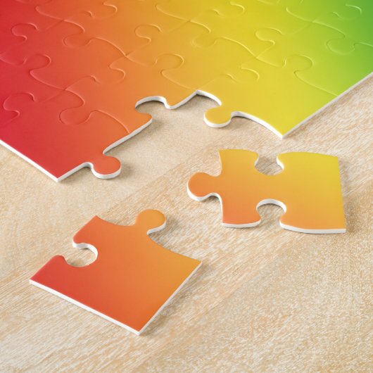 Rainboogkleuren Puzzle Legpuzzel (Zijkant)