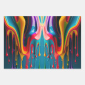 Rainboogkleuren Schilderverf kleurig mooi Inpakpapier Vel (Voorkant 2)