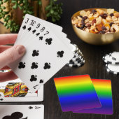Rainboogkleuren Verloopkleppen voor afspelen Pokerkaarten (Insitu)