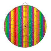 Rainboogkleuren Verticale strips Stijl Dartbord (Voorkant)