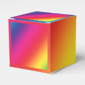 Rainboogkleuren voor de verpakking bedankdoosjes (Voorkant Zijde)