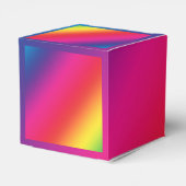 Rainboogkleuren voor de verpakking bedankdoosjes (Achterkant)