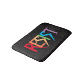 Rainboogkleuren weerstaan Bath Mat (Gekanteld)