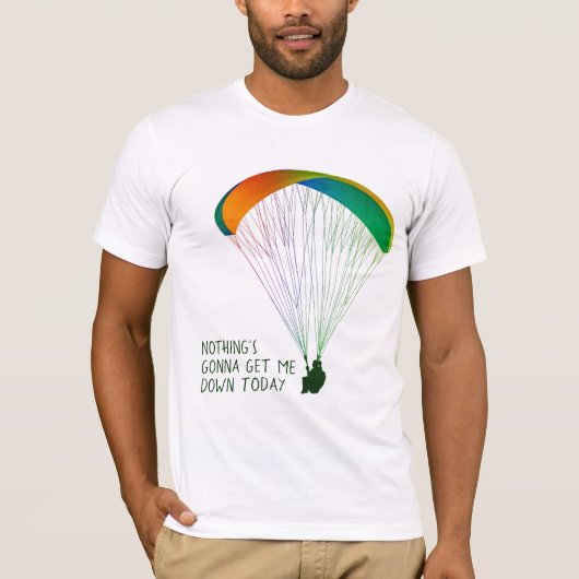 Rainboogkleurenclusters met uw aangepaste slogan t-shirt (Voorkant)