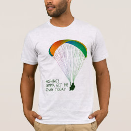 Rainboogkleurenclusters met uw aangepaste slogan t-shirt