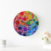 Rainboogkleurenkaart Abstracte kunst Grote Klok (Huis)