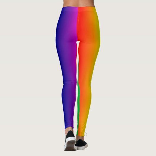 Rainboogkleurenspectrum Leggings (Achterkant)