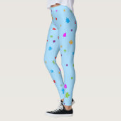 Rainboogkleurig autisme Puzzle-artikelen op LICHTE Leggings (Links)