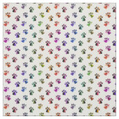 Rainboogkleurig dierlijk kattendog schildert stof (Swatch)