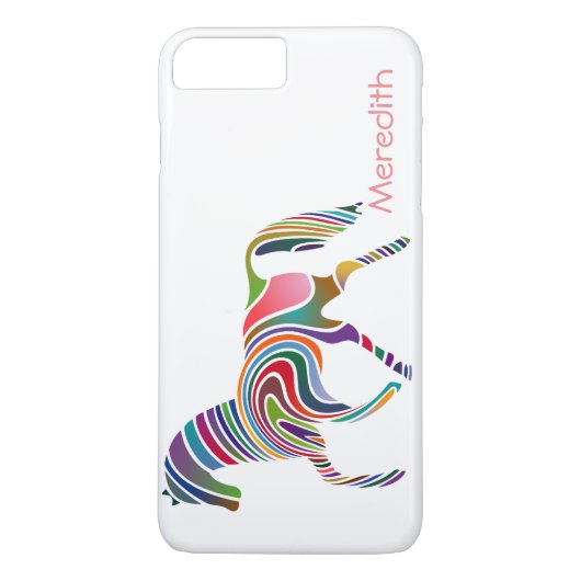 Rainboogkleurig gaaspaard Case-Mate iPhone case (Achterkant)