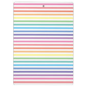 Rainboogkleurig Homeschool lerarenklembord Klembord (Achterkant)