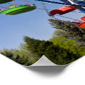 Rainboogkleurig reuzenrad poster (Hoek)