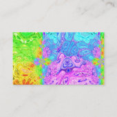 Rainboogkleurig schildersplatter afdrukken visitekaartje (Voorkant)