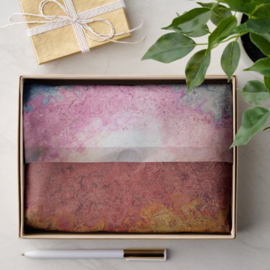 Rainboogkleurige energiestaven tissuepapier (Geschenk)