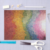 Rainboogkleurige energiestaven tissuepapier (Craft)