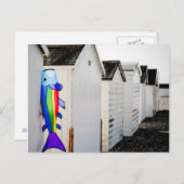 Rainboogkleurige mijt briefkaart (Voorkant / Achterkant)