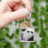 Rainboogkleurige mijt sleutelhanger (Hand)