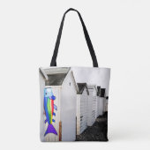 Rainboogkleurige mijt tote bag (Achterkant)