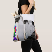 Rainboogkleurige mijt tote bag (Dichtbij)
