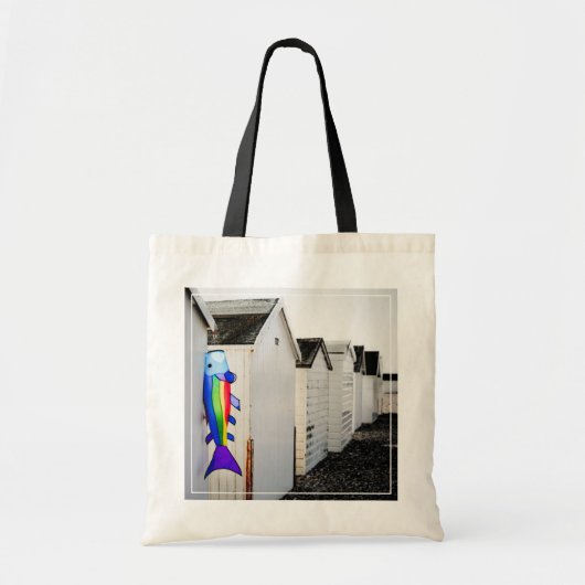 Rainboogkleurige mijt tote bag (Voorkant)