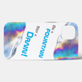 Rainboogkleurige schimmelbubbels motivatie quote Case-Mate iPhone case (Achterkant (horizontaal))