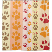 Rainboogkleurschilderafdrukken Douchegordijn (Voorkant)