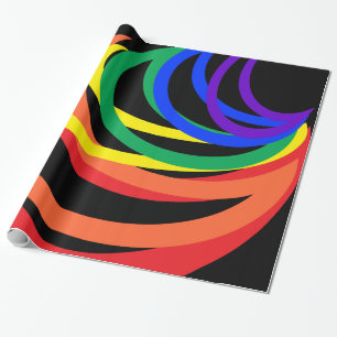 Rainboogkleurstoffen voor Abstract gebruik Cadeaupapier