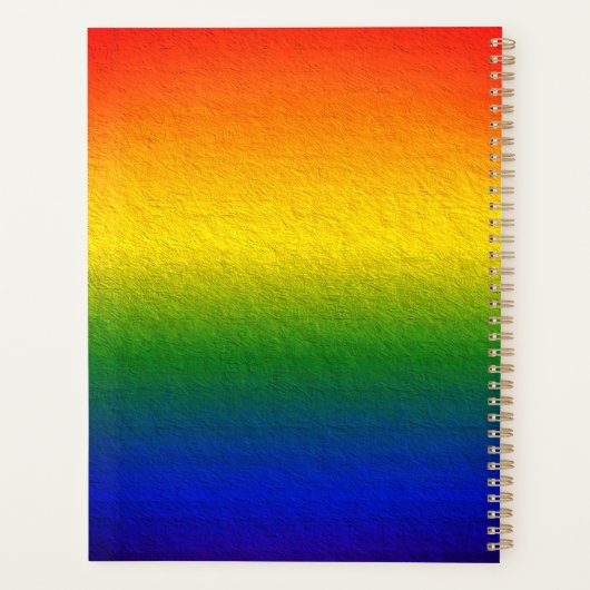 Rainboogkleurverloop Planner (Achterkant)