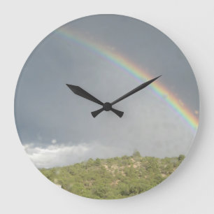 Rainboogklok (rond) grote klok