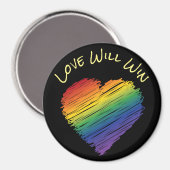 Rainboogkrabbel Magneet (Voorkant / Achterkant)