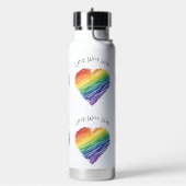 Rainboogkrabbelfles Waterfles (Links)