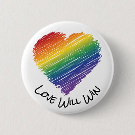 Rainboogkrabbelknop Ronde Button 5,7 Cm