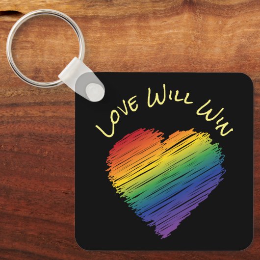 Rainboogkrabbelsleutelketen Sleutelhanger (Voorkant)