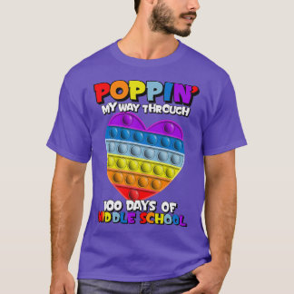 Rainboogkunst 100 dagen school1 t-shirt