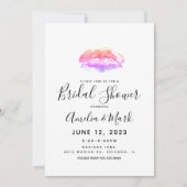 Rainbooglamp drukt kleurrijk Vrijgezellenfeest af Kaart (Voorkant)