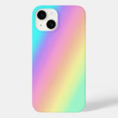 Rainbooglentespastels in gradiëntstrips Case-Mate iPhone case (Achterkant)