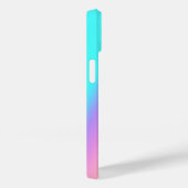 Rainbooglentespastels in gradiëntstrips Case-Mate iPhone case (Achterkant / Rechts)