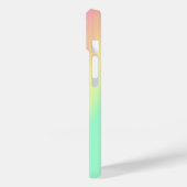 Rainbooglentespastels in gradiëntstrips Case-Mate iPhone case (Achterkant / Links)