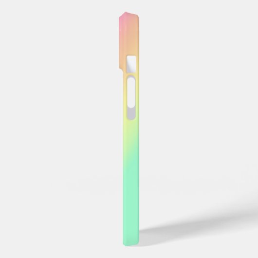 Rainbooglentespastels in gradiëntstrips Case-Mate iPhone case (Achterkant / Links)