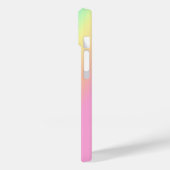 Rainbooglentespastels in gradiëntstrips Case-Mate iPhone case (Achterkant / Links)