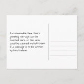 Rainboogletters "2023" + "NIEUW JAAR BEKIJKEN!" Briefkaart (Achterkant)