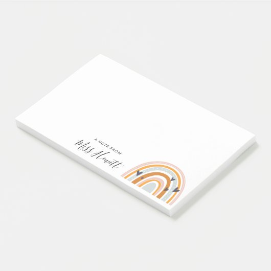 Rainboogliefdesleraar Post-it Notes (Schuin)