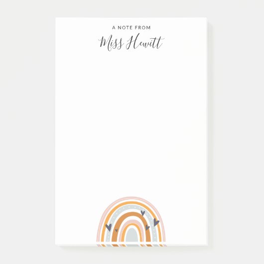 Rainboogliefdesleraar Post-it Notes (Voorkant)