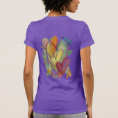 Rainboogliefhebbers Kunst Aangepaste Shirten T-shirt (Achterkant)